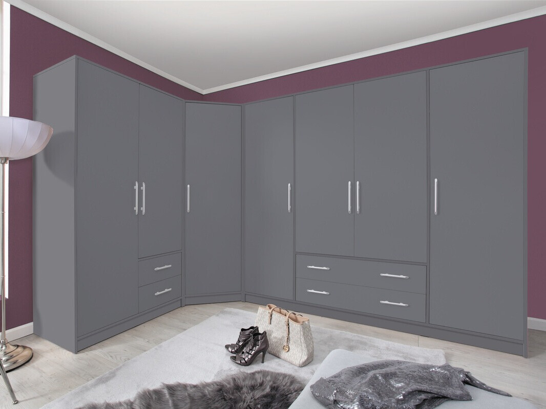Corner wardrobe Cavmero 106 (Anthracite)