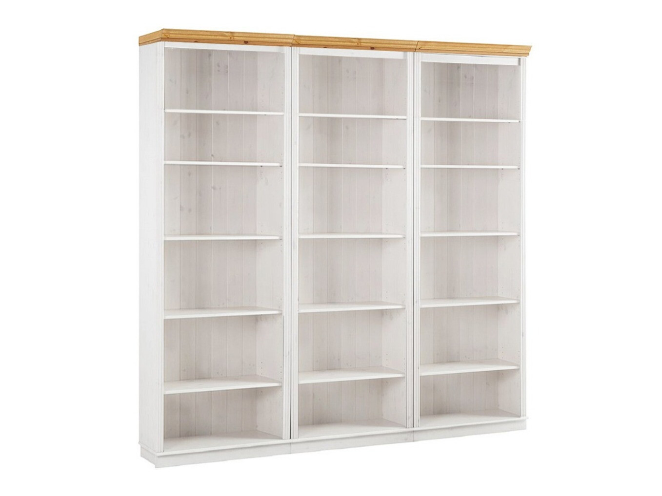 Shelf set Saltoro 110 (White + Honey oak)