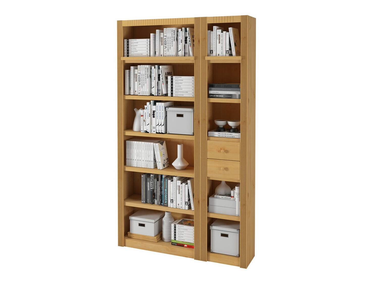 Συλλογή ραφιών Orlmara 105 (Πεύκο)