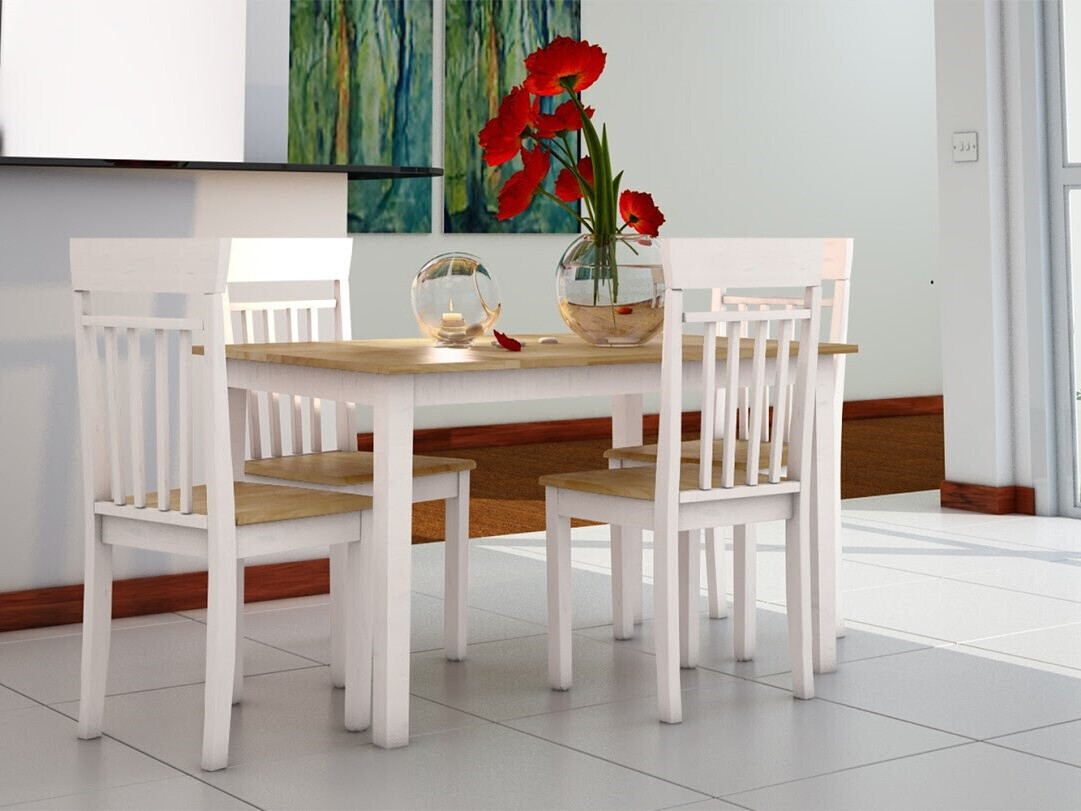 Table Denton 248 (Pine + White)