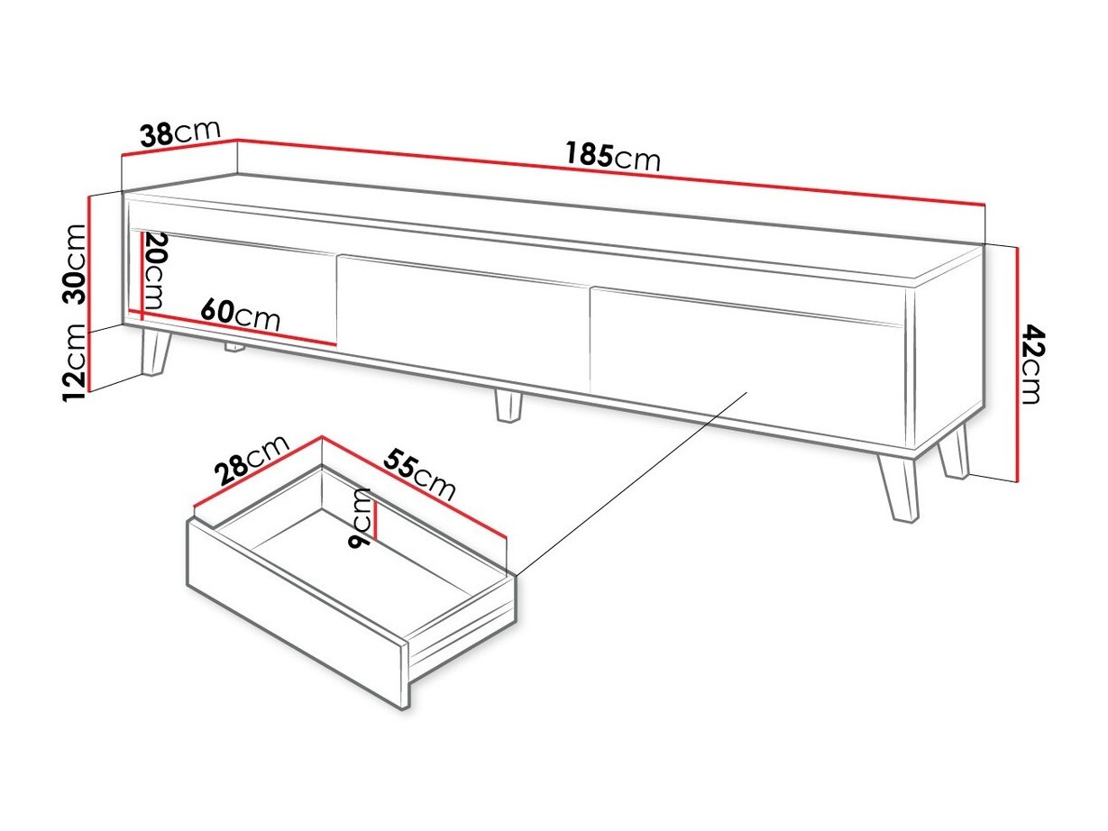 Έπιπλο τηλεόρασης Munus