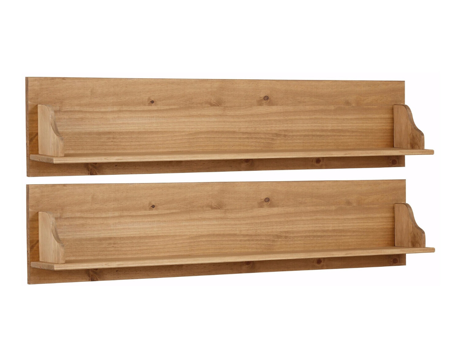 Wall-mounted set of shelves Fentivo 106 (Pine)