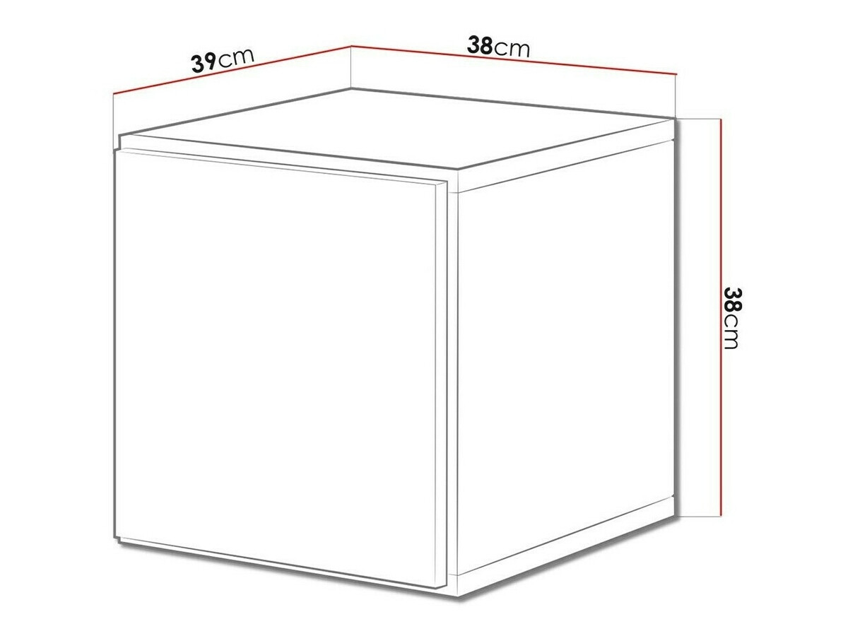 Wall cabinet Corbele 104 (White)