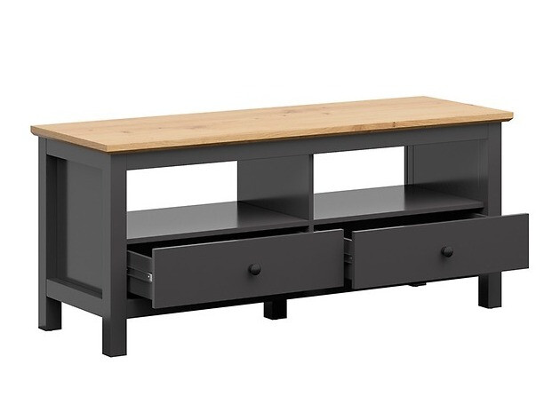 Έπιπλο τηλεόρασης Sordoro 117 (Γραφίτης + Artisan βελανιδιά)