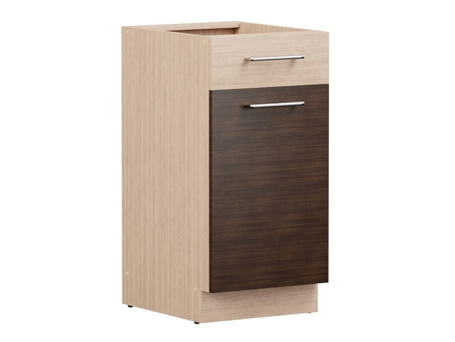 Modular cabinet with drawer and doors Mode Dark 110