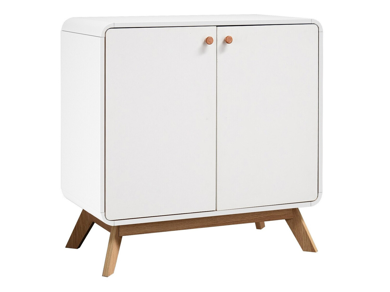 Sideboard Elbtena 105 (White + Oak)