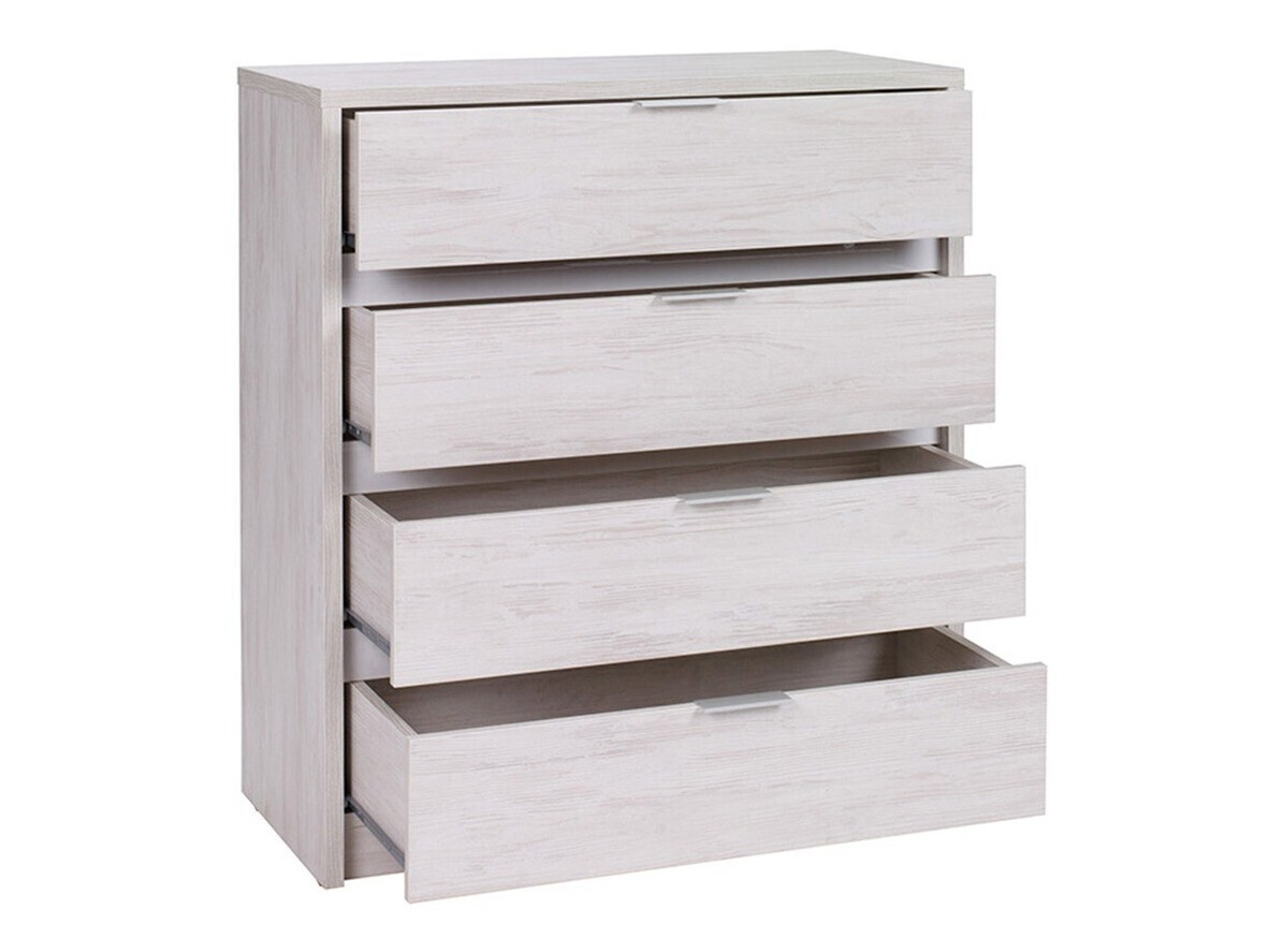 Chest of drawers Fivelbo 102 (Monastery oak + Glossy black)