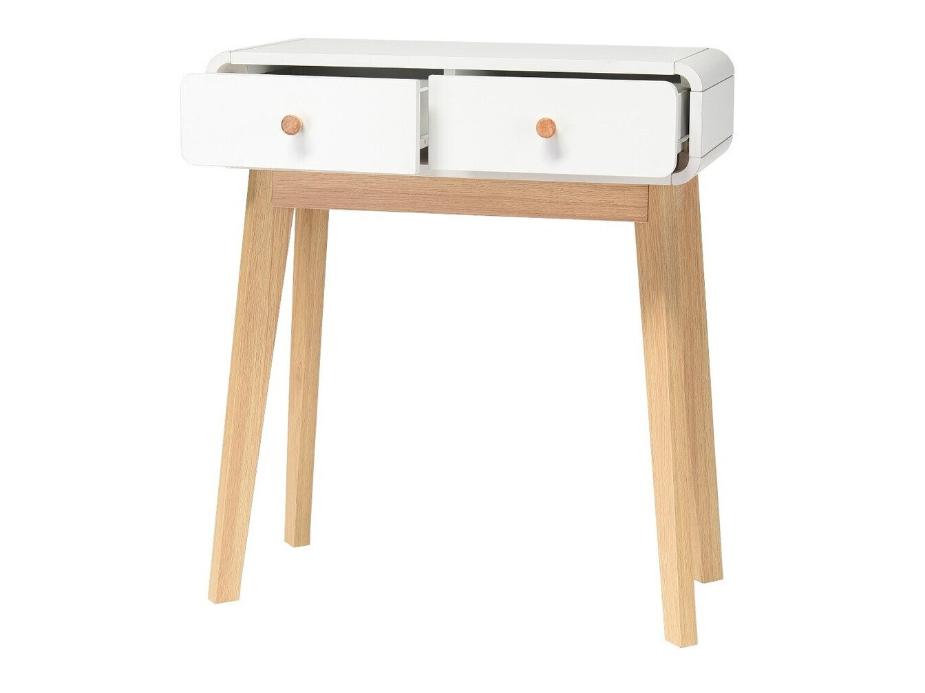 Κονσόλα Elbtena 106 (Άσπρο + Δρυς)