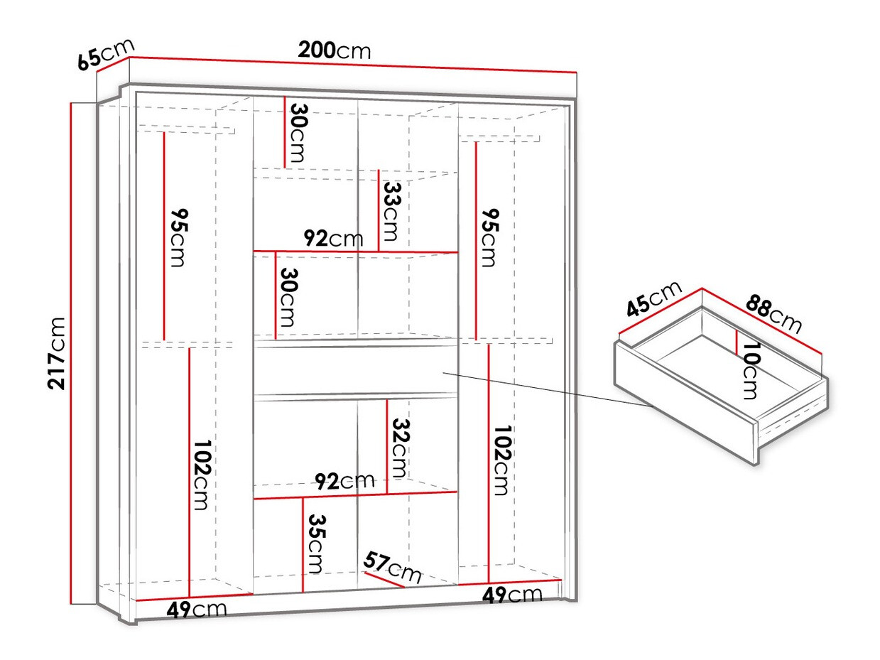 Ντουλάπα Honolulu 270