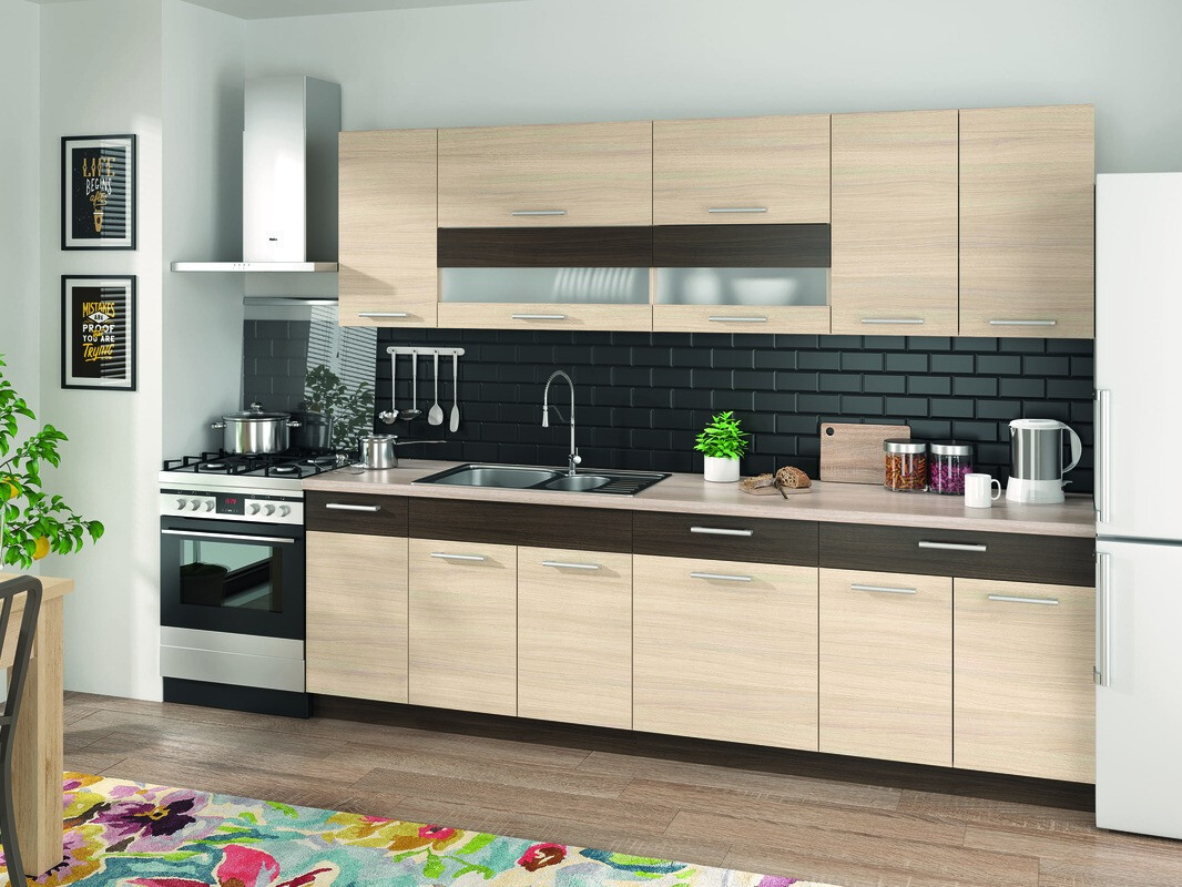 Πολυμορφικό ντουλάπι με συρτάρι και πόρτες Mode Light 112