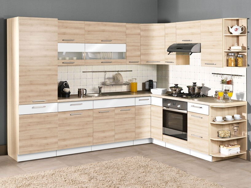 Πολυμορφικό ντουλάπι με συρτάρι και πόρτες Mode Beech 113