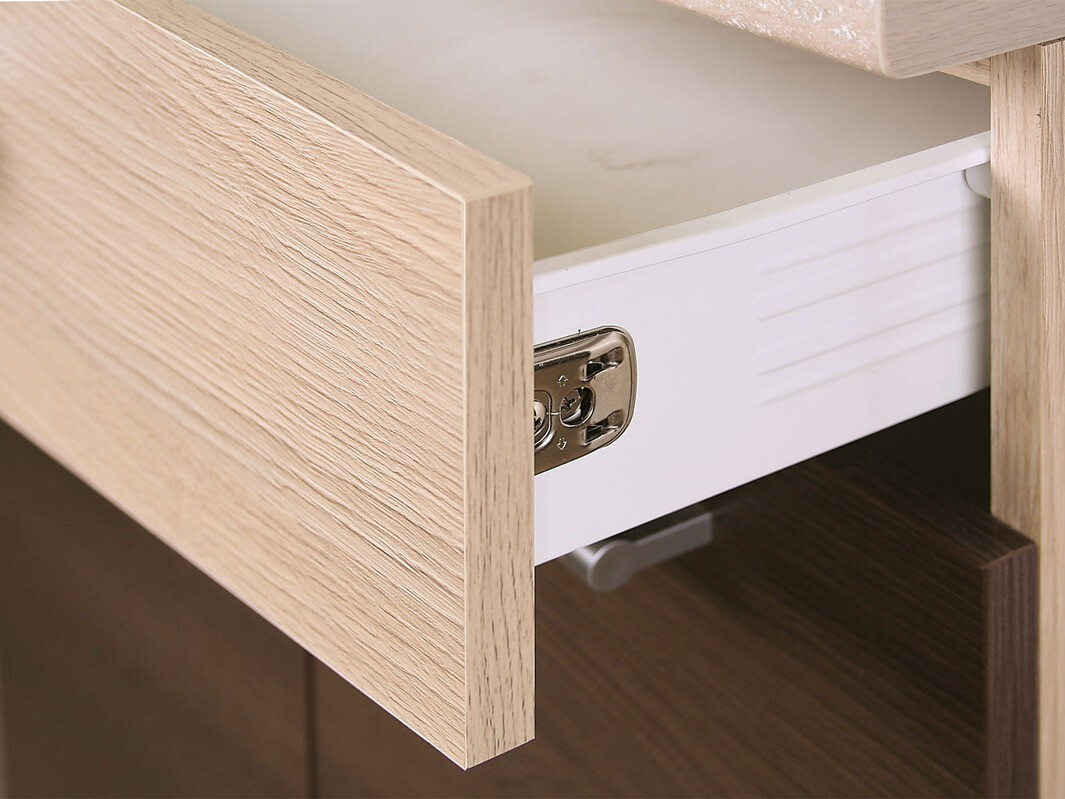 Πολυμορφικό ντουλάπι με συρτάρι και πόρτες Mode White 113