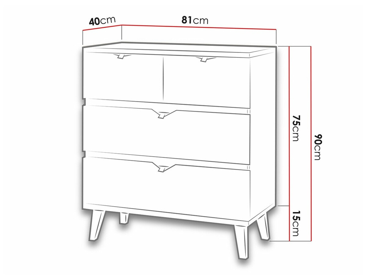 Chest of drawers Etrmoru 132