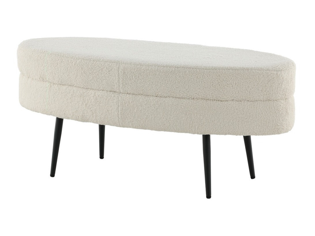 Ταμπουρέ Dallas 2920 (Άσπρο + Μαύρο)