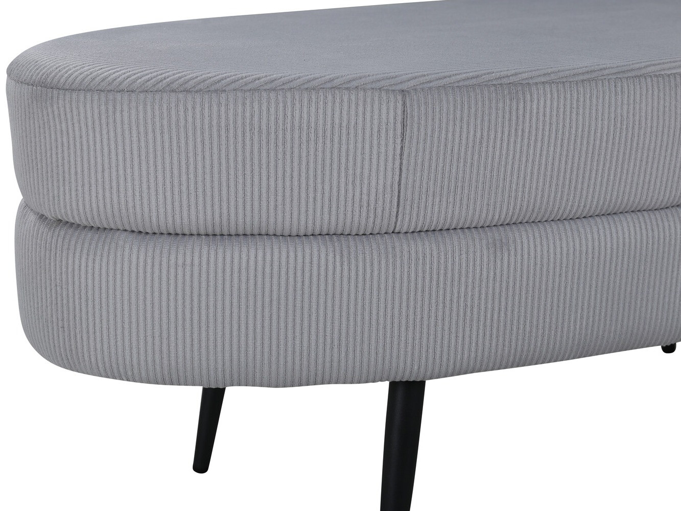 Ταμπουρέ Dallas 2920 (Γκρι + Μαύρο)