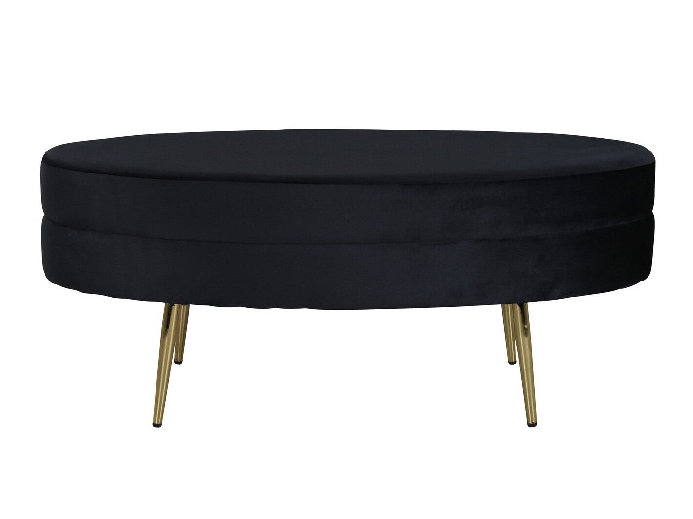 Ταμπουρέ Dallas 2920 (Μαύρο + Ορείχαλκος)