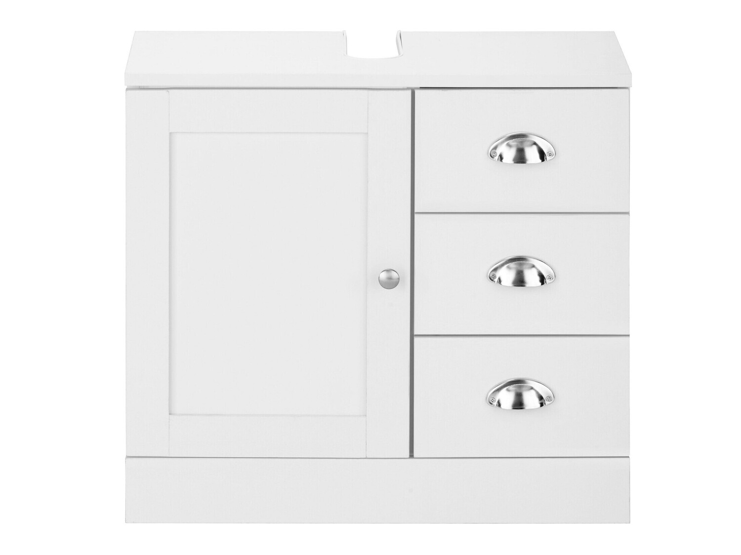 Όρθιο ντουλάπι νιπτήρα μπάνιου Elmvene 105 (Άσπρο)