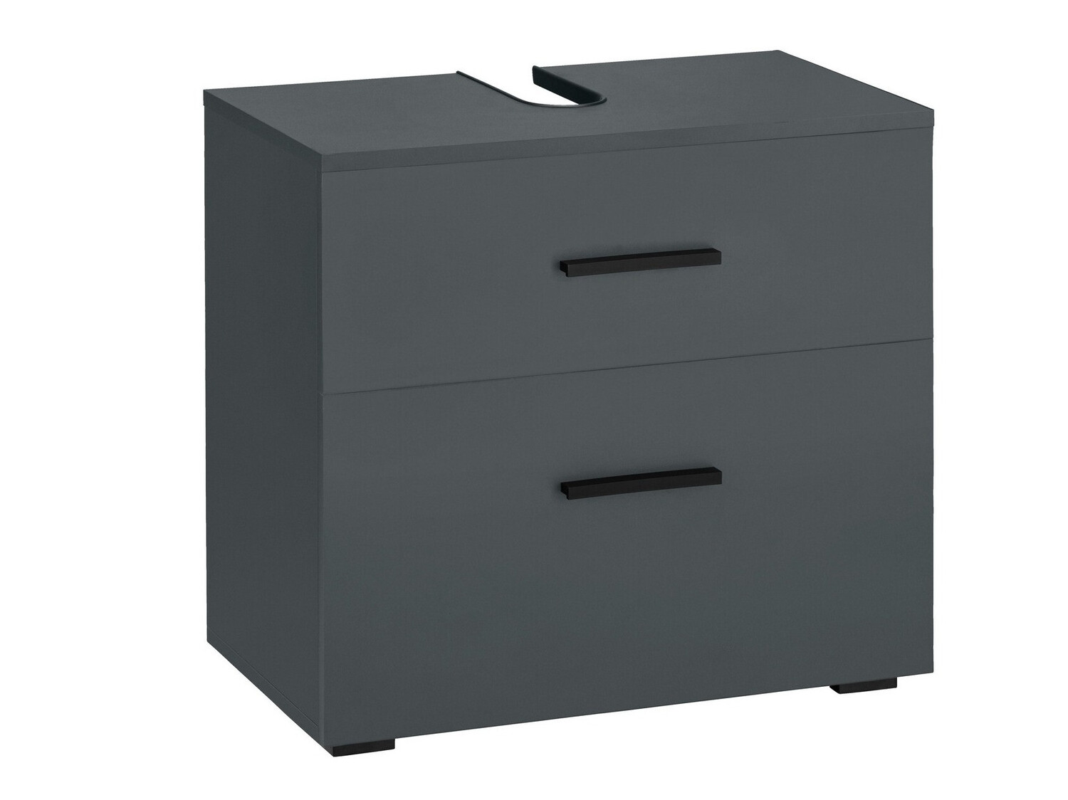 Όρθιο ντουλάπι νιπτήρα μπάνιου Larlori 100 (Ανθρακί)