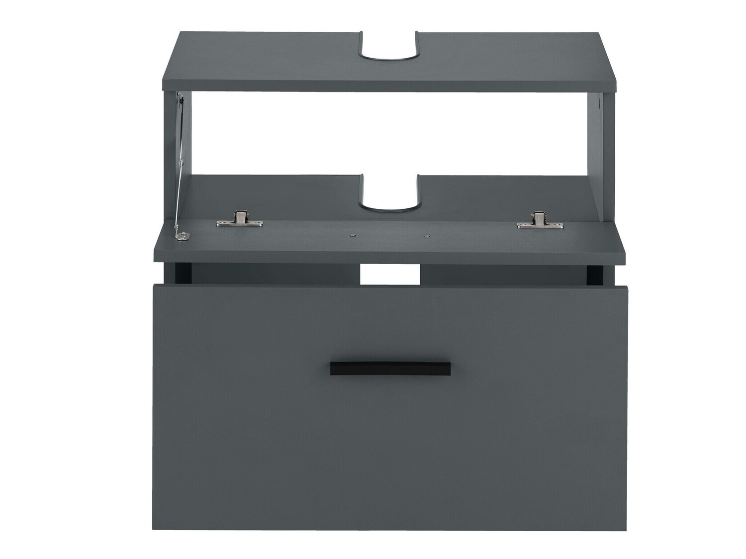 Όρθιο ντουλάπι νιπτήρα μπάνιου Larlori 100 (Ανθρακί)