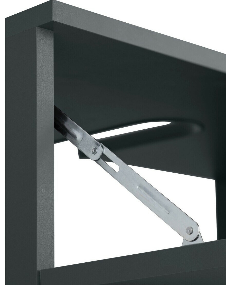 Όρθιο ντουλάπι νιπτήρα μπάνιου Larlori 100 (Ανθρακί)