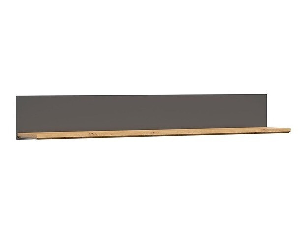 Wall shelf Sordoro 111 (Graphite + Artisan oak)