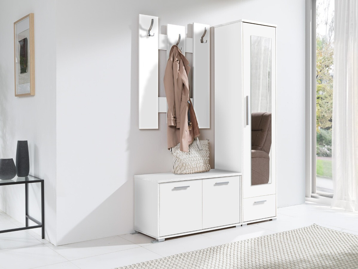 Shoe cabinet Torsalo 101 (White)