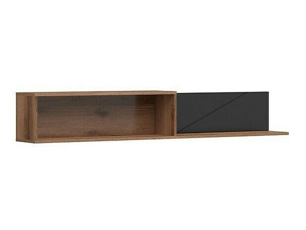 Living room set Fivale 113 (Dark Delano oak + Matte black)