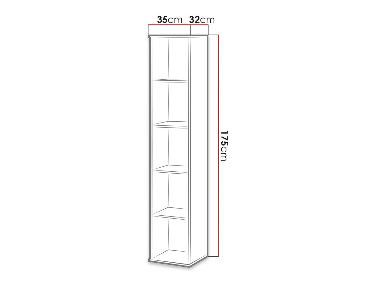 Bookcase Tivlue 102