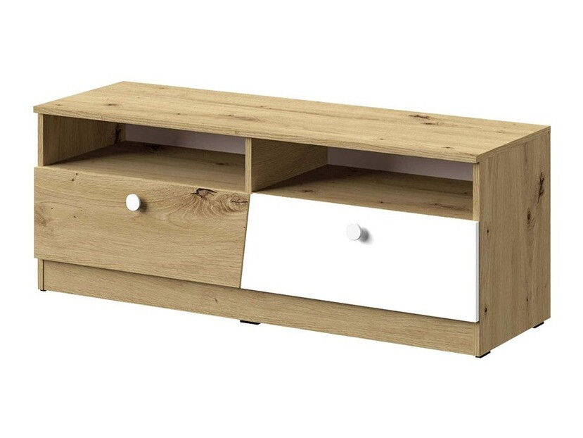 TV stand Almira 107 (Artisan oak + White)