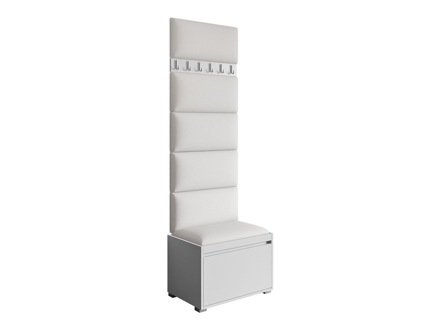Hallway set Comfivo Pinus V (White + Soft 017)