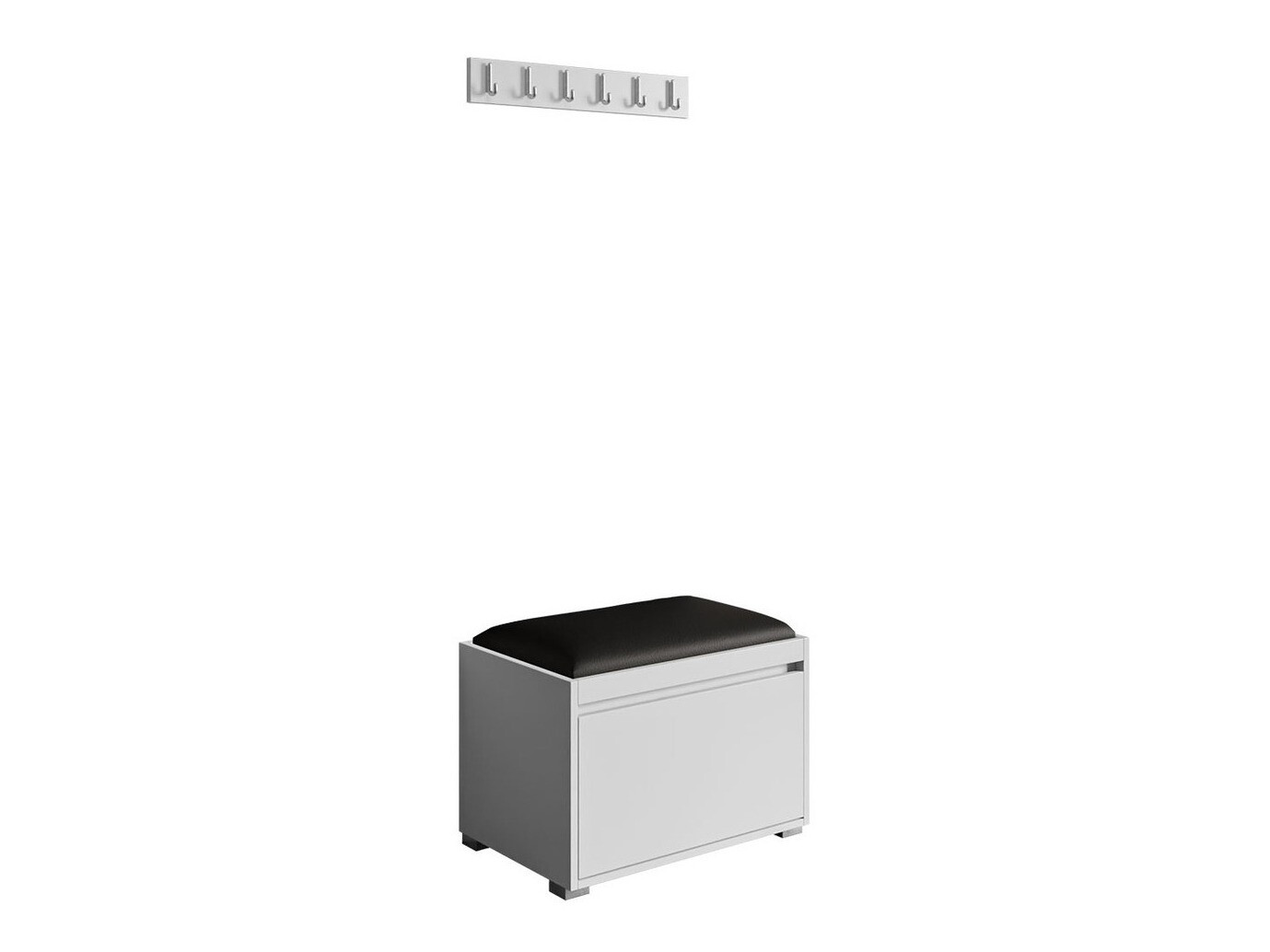 Hallway set Comfivo Pinus VIII (White + Soft 011)