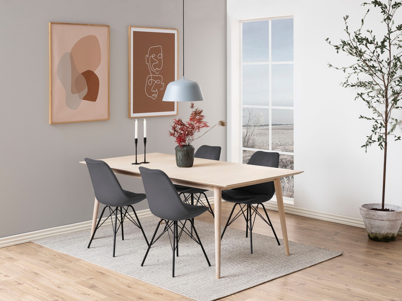 Chair Norsica 329 (Dark grey)
