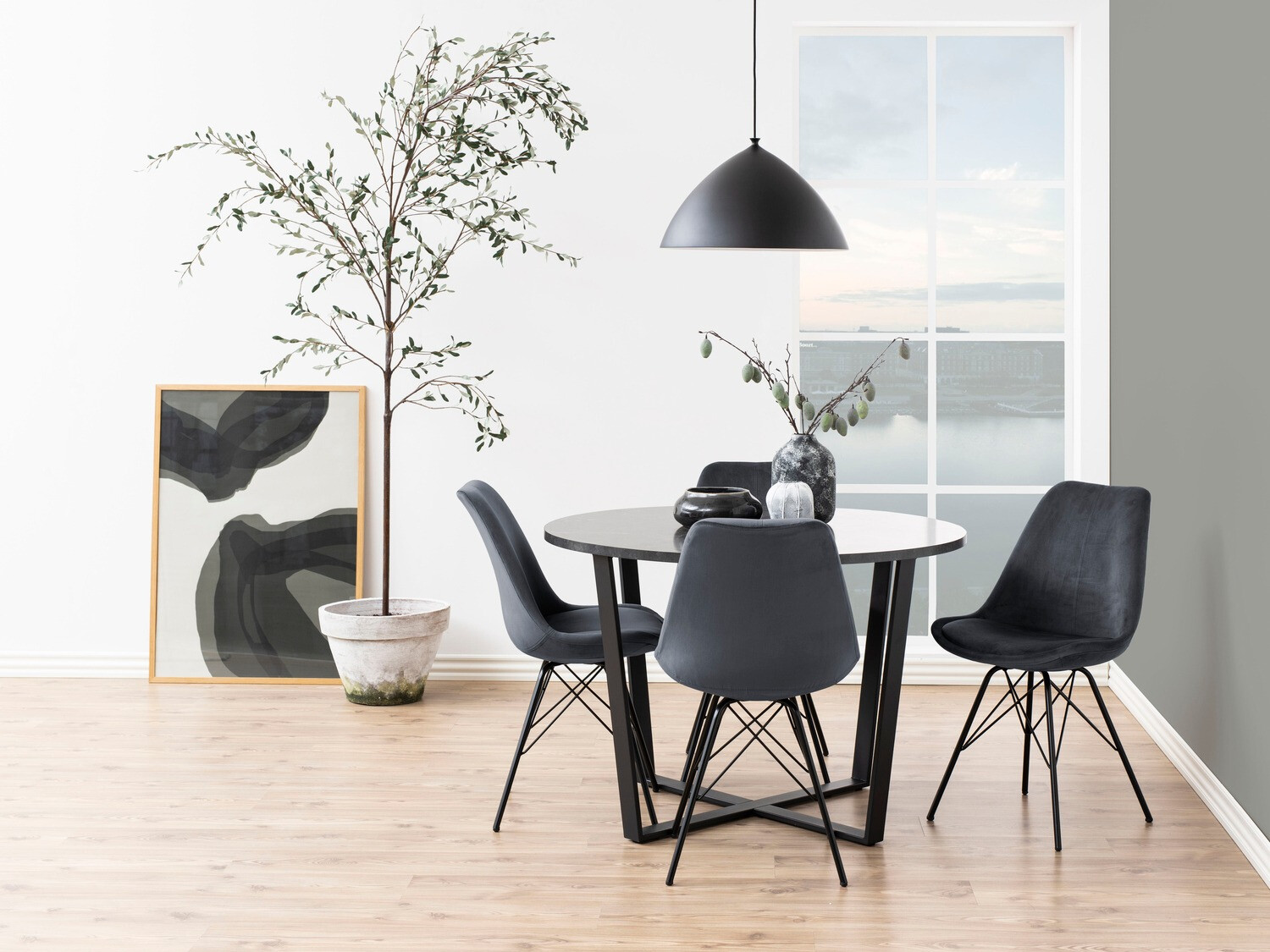 Chair Norsica 329 (Dark grey)