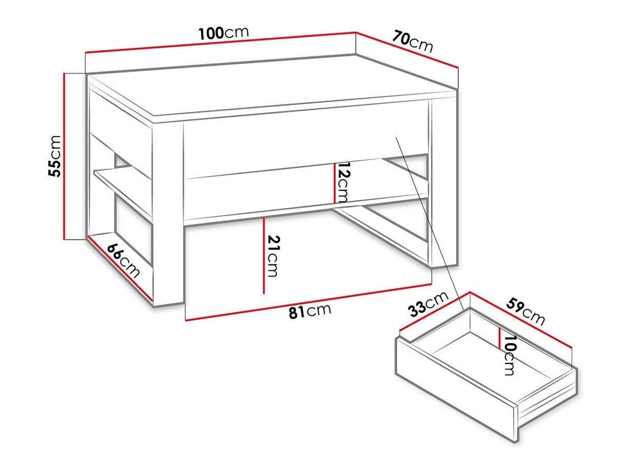 Coffee table Luliru 130