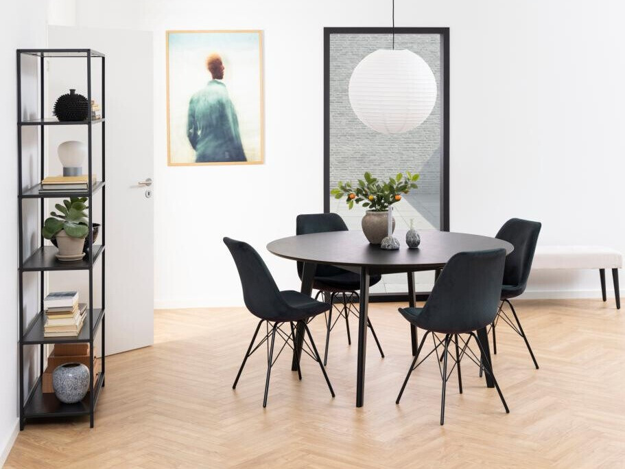Chair Norsica 485 (Dark grey + Black)