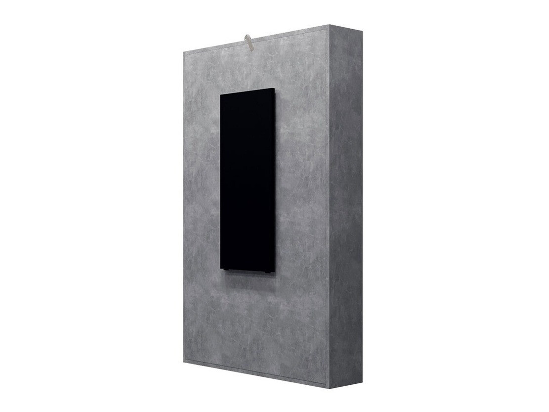 Αναδιπλούμενο τραπέζι Pinis III (Μαύρο + Σκυρόδεμα)