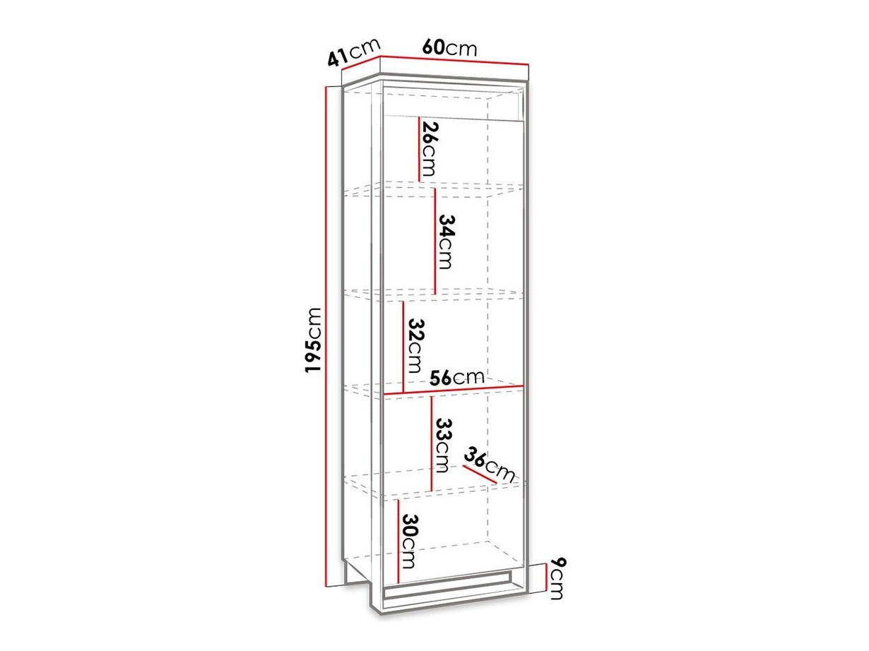 Bookcase Luliru 124