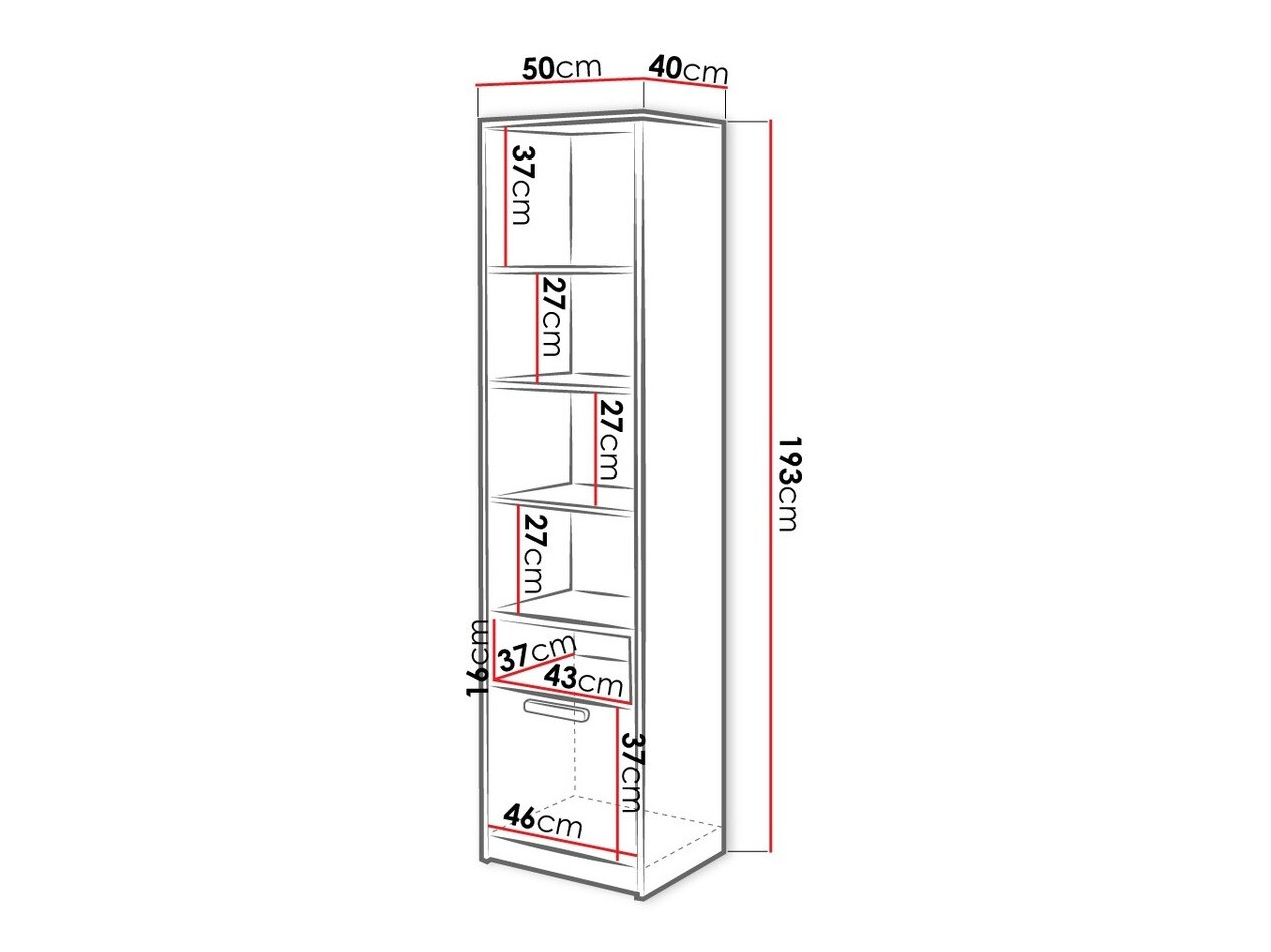 Bookcase Veravie 136