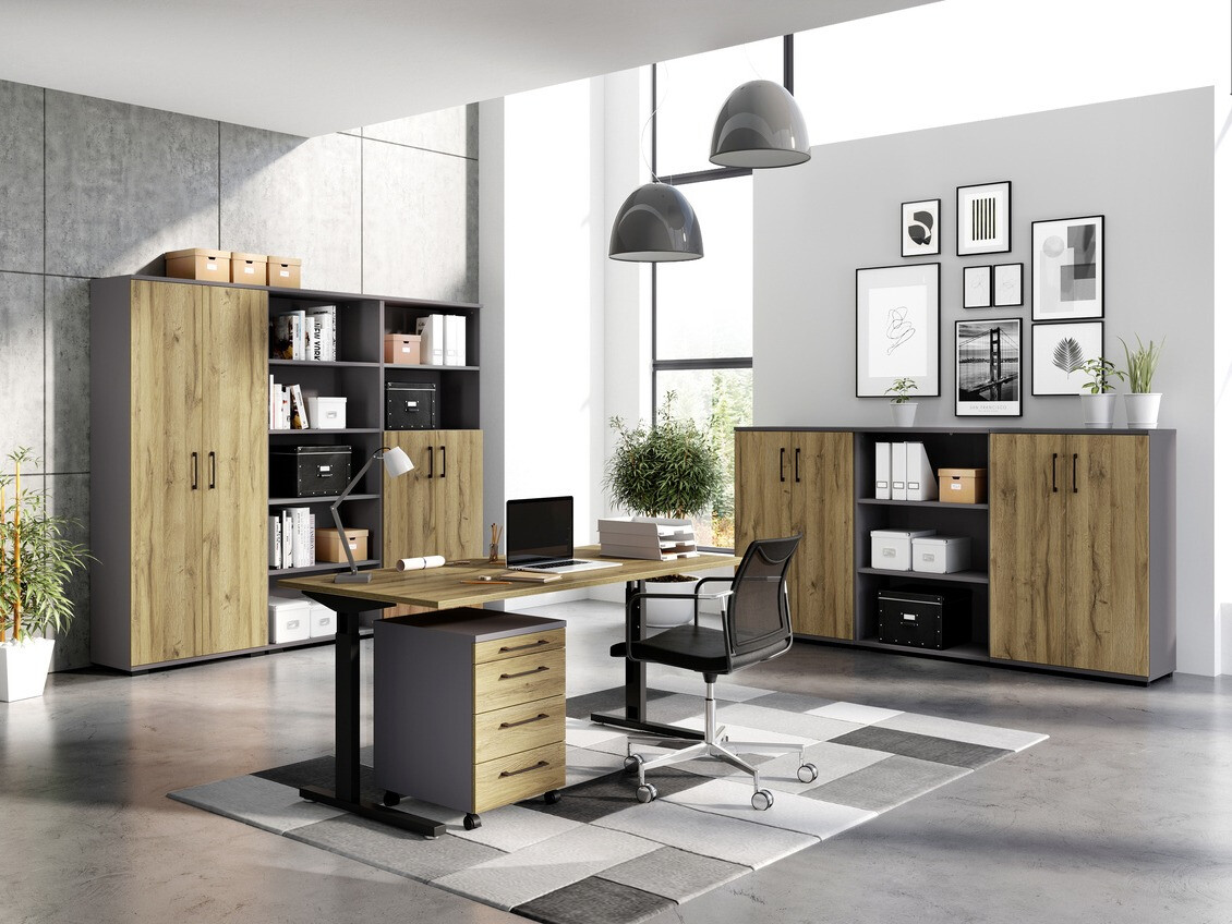 Bookcase Lartesi 100 (Graphite)
