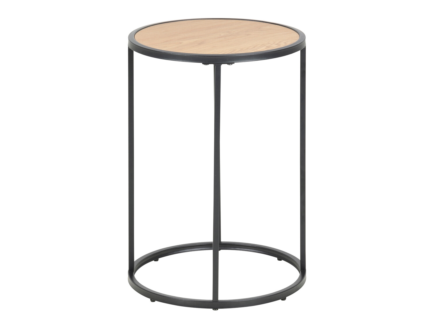 Side table Norsica Sevferi 118 (Wild oak + Black)