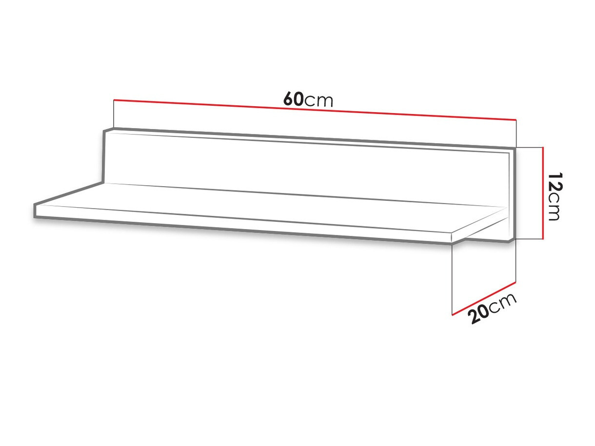 Wall shelf Tivlue 108