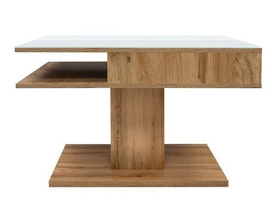 Coffee table Boston 208 (Wotan Oak + White)