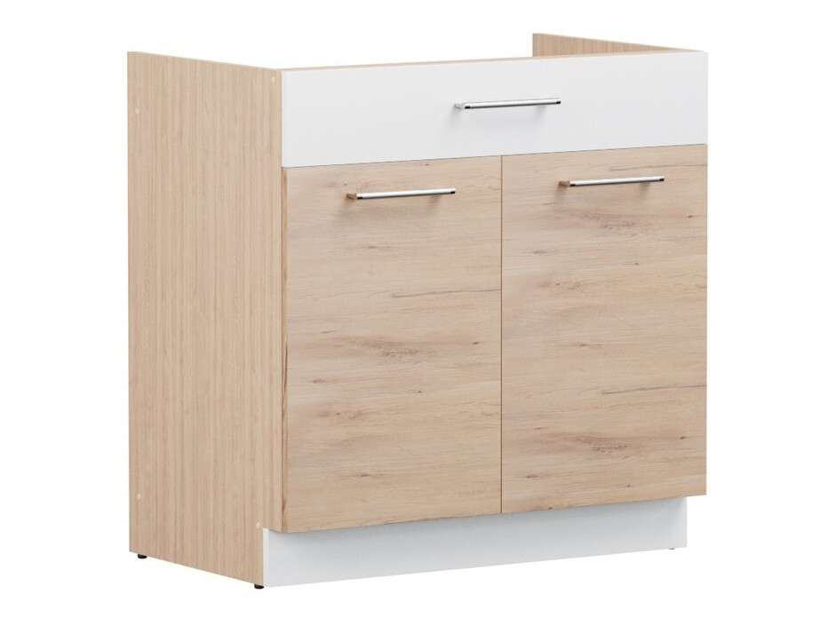 Modular cabinet with drawer and doors Mode Beech 117