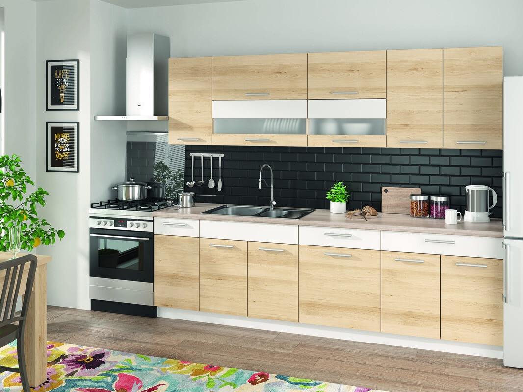 Πολυμορφικό γωνιακό ντουλάπι Mode Beech 118