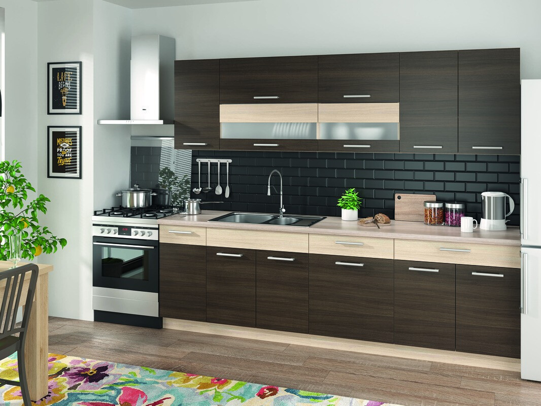 Πολυμορφικό γωνιακό ντουλάπι Mode Dark 118