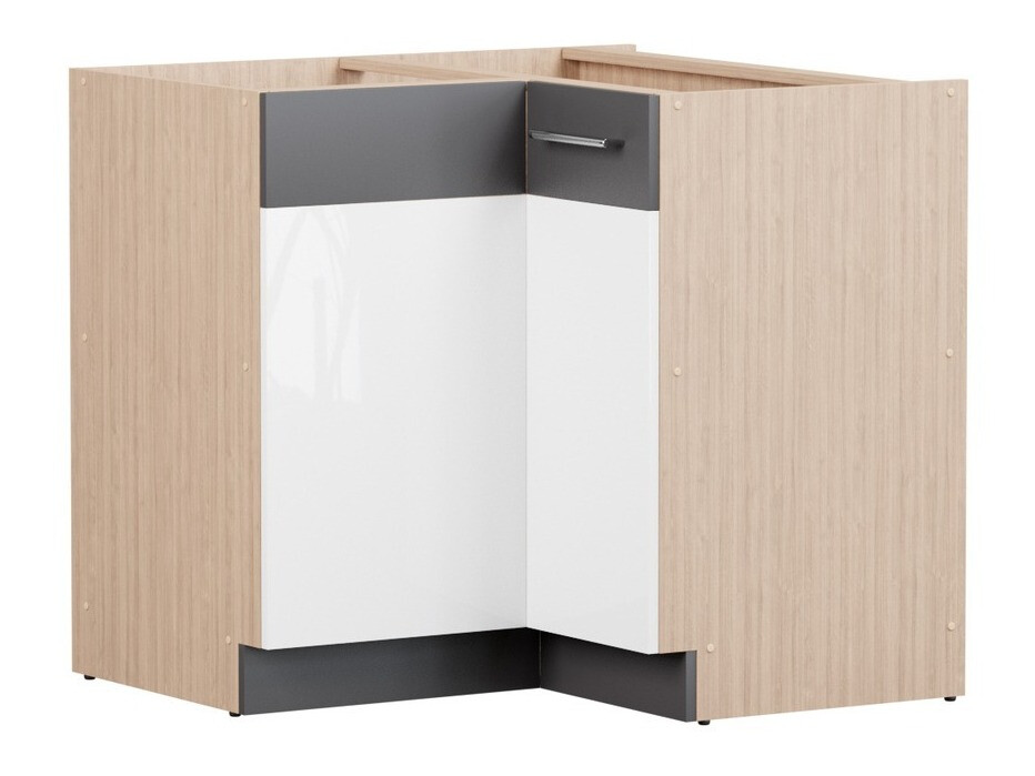 Πολυμορφικό γωνιακό ντουλάπι Mode White 118