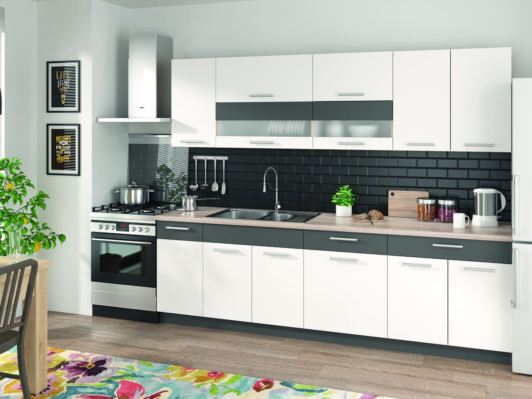 Πολυμορφικό γωνιακό ντουλάπι Mode White 118