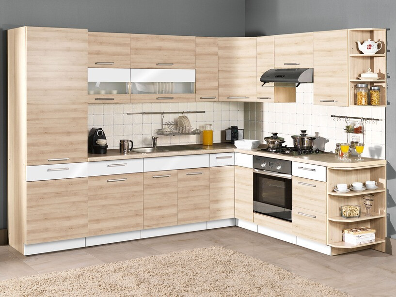 Πολυμορφικό ντουλάπι με συρτάρι και πόρτες Mode Beech 117