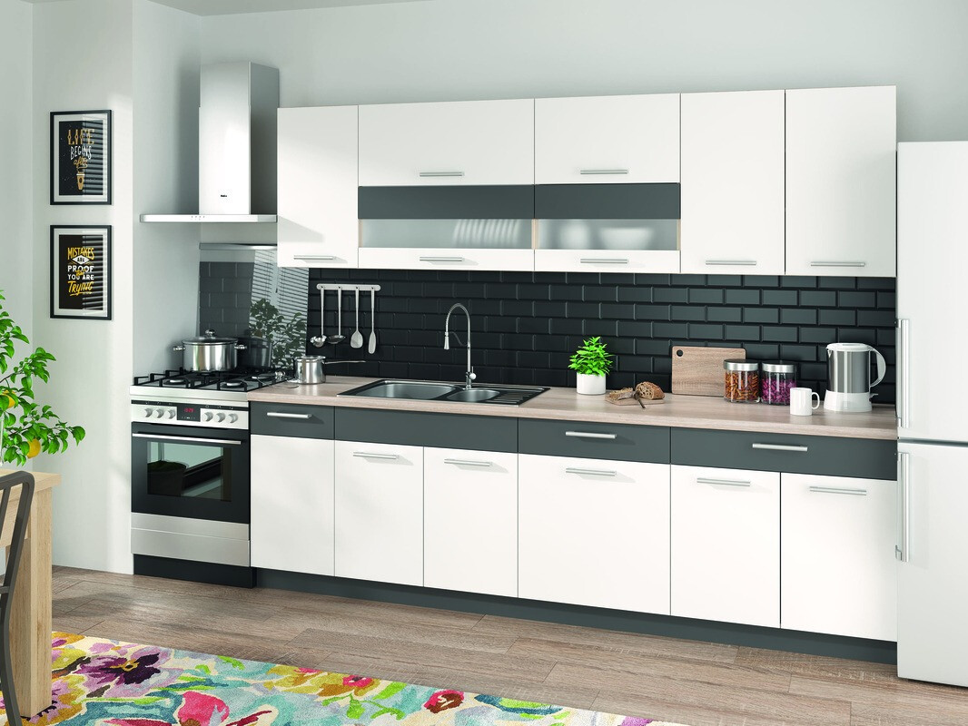 Πολυμορφικό ντουλάπι με συρτάρι και πόρτες Mode White 117