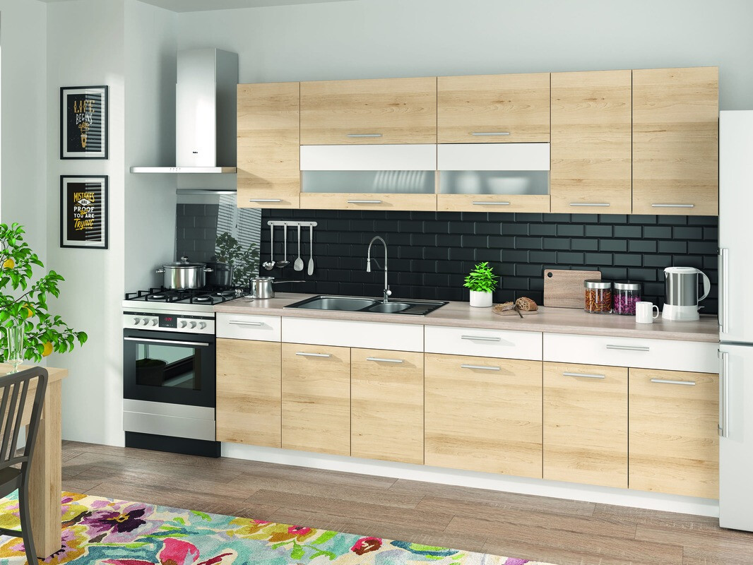 Πολυμορφικό ντουλάπι με συρτάρι Mode Beech 123